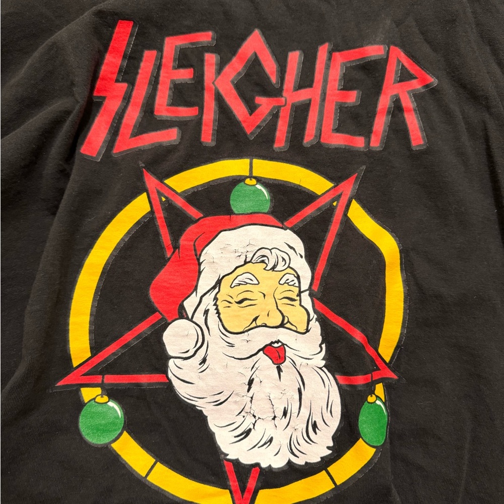 Metal Christmas long sleeve tee